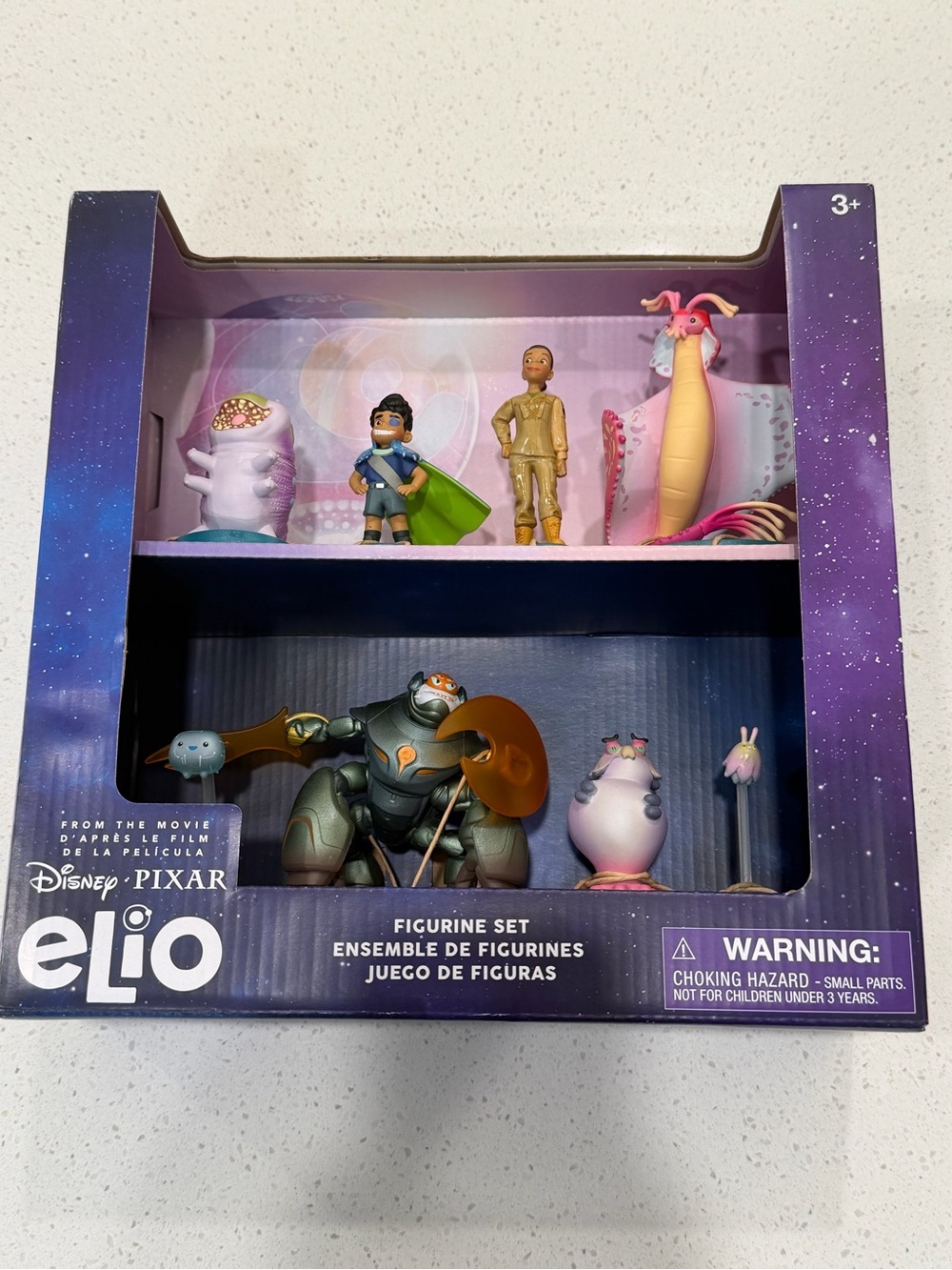 Disney Elio Figurine Set - Purple, Gold, Pink, Green, Gray